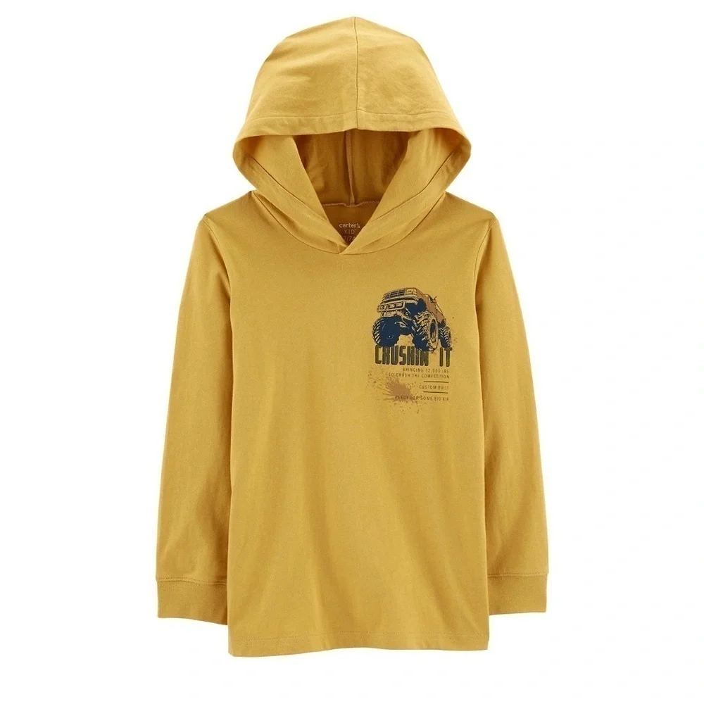 Carter’s Boys  7/7AHooded Graphic Tee  Hooded Tee Shirt T-shirt